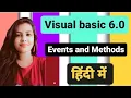 Visual Basic 6 0 Events and methods
