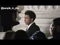 Corteon Moore - Saint Laurent Menswear Fall Winter fashion show in Paris