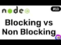 Blocking vs Non Blocking - Node JS Hindi Coding Scenes