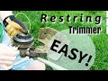 EASY Restring a Greenworks Trimmer 4K