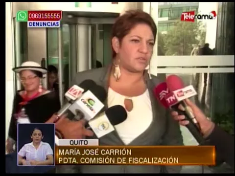 Juicio político a la espera de empezar en comisión de fiscalización