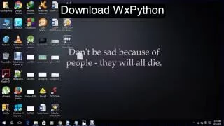 wxPython tutorial 2 Download and Install wxPython