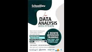 SIMPLIFIED DATA ANALYSIS WITH PYTHON DAY 9 CLASS 1