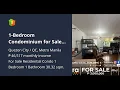 1-Bedroom Condominium for Sale in Flora Vista Quezon City
