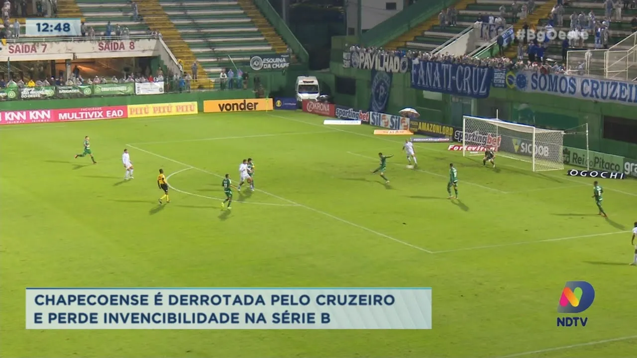 Chapecoense perde para o Cruzeiro e segue sem vencer na Arena Condá