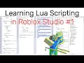 Learning Lua Scripting in Roblox Studio