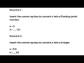 Python Numbers Test Exercises and answers