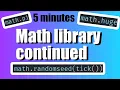 Math Library Continued 5 Minute Roblox Studio Scripting Tutorial Part 40