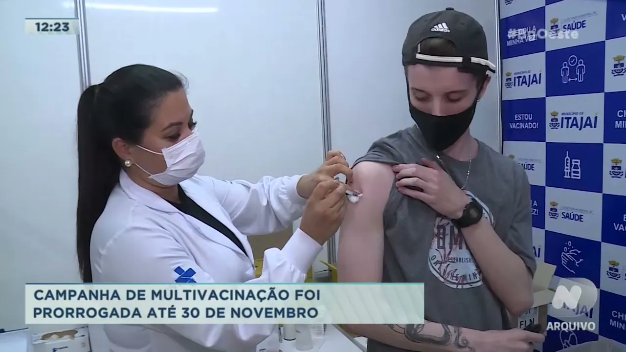 Campanha de multivacinação é prorrogada até 30 de novembro