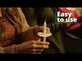 Paper Disc Drip Protector Candlelight Candle Sets