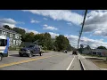 Rochester NH Police Car Responds Code 3 Through Traffic on North Main St