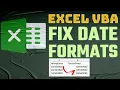 VBA - Fix date formats using split and arrays