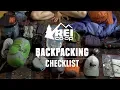 Backpacking Checklist REI
