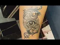 Eye And Clock Tattoo At inkworltattooz