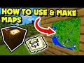 How to USE MAKE MAPS in Minecraft 1 16-1 20 Cartography Table FULL GUIDE Minecraft Tutorial