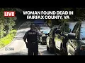 LIVE Woman found dead in Fairfax County Virginia