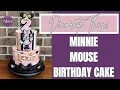 Learn How To Decorate This Polka Dots And Stripes Minnie Cake