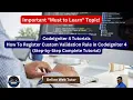 How To Register Custom Validation Rule in CodeIgniter 4 Step-by-Step Complete Validation Tutorial