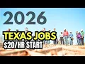 Best Entry-Level Jobs in Texas No Degree Needed