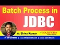 JDBC Tutorials Batch Process in JDBC Advanced Java Mr Shiva Kumar