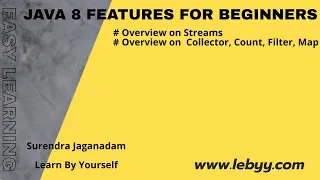 Stream methods Collect Count Filter and Map Java 8 Stream Java 8 features for Beginners