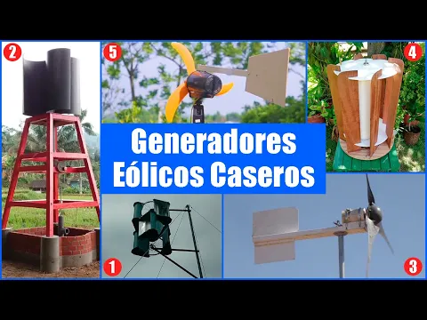 Download MP3 💨  TOP 5 Generadores Eólicos Caseros que TÚ MISMO puedes construir paso a paso | Bricologia