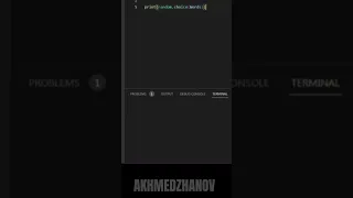 A random word picker from a list in Python