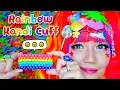 How To Rainbow Kandi Cuff Even Peyote Pattern