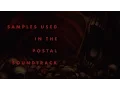 Samples Used in the Postal Soundtrack