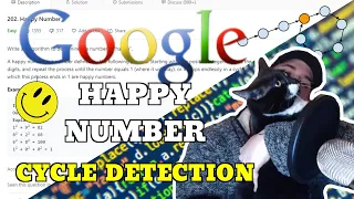Google Coding Interview Question - Happy Number Cycle Detection LeetCode