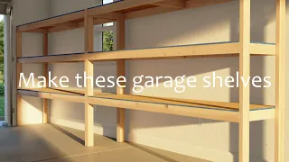 Simple Shelf Huge Difference Wood DIY Garage Shelf Plan