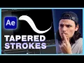 Tapered Strokes in After Effects and Wavy Strokes