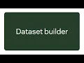 Agentic Analytics Dataset builder