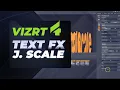 Vizrt 4 Text FX Jitter Scale Plugin Tutorial