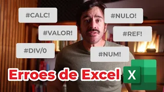 Qué significa #REF, #VALOR y #DIV/0 en Excel y cómo arreglar