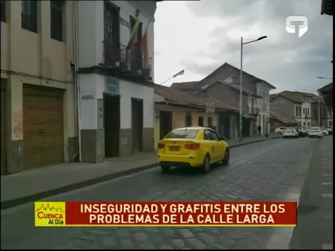 Inseguridad y grafitis entre los problemas de la calle Larga
