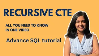 Recursive CTE Advance SQL SQL Interview Questions Answers