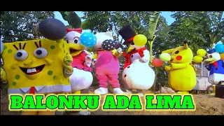 LAGU BALONKU ADA LIMA VERSI BADUT BADUT LUCU