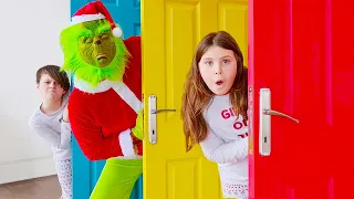غرينش ضد الأطفال وحيدين في المنزل