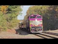 Wachusett bound Train crossing at Patterson Rd with MBTA s Amazing K5LA