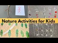 Nature Activities for kids Outdoor Learning Activities