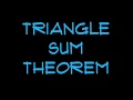 Triangle Sum Theorem for Distant Learning Solving for a missing angle Easy to follow