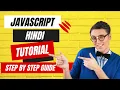 JavaScript tutorial in hindi comparison operator Logical operators