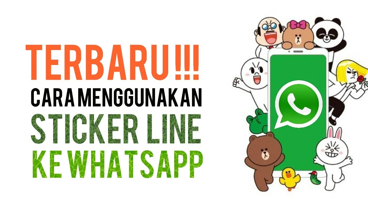 Cara menambahkan stiker di status whatsapp|| Keren