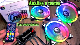 Analysis and test KIT 3 FANs Rise Mode Energy with ARGB controller