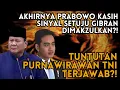 Download Lagu AKHIRNYA PRABOWO KASIH SINYAL SETUJU GIBRAN DIMAKZULKAN?! TUNTUTAN PURNAWIRAWAN TNI TERJAWAB?!