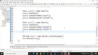 Java Servlet get JSON Response Part 2 Array of Object - Swahili