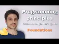 Foundations of programming principles - Clean code and programming principles for beginners series