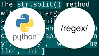 Split string on whitespace in Python