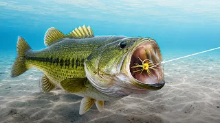 Fishing for 15lb Bass with Tiny Lures!